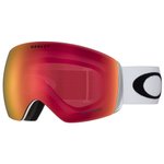 Oakley Masque de Ski Flight Deck Matte White Prizm Torch Iridium - Sans Présentation