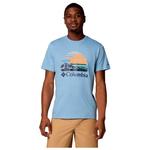 Columbia Maglietta da trekking Path Lake Graphic Tee II Ripple Blue Peaceful Perspective Presentazione