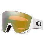 Oakley Skibrille Flow Scape L Matte White Prizm Sage Gold Iridium + Prizm Iced Iridium Präsentation