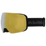 Red Bull Spect Masque de Ski Chute Matt Black Brown Gold Mirror + Cloudy Snow Présentation