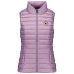 Jott Chaleco plumas Seda Incense Purple Presentación