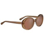 Serengeti Sunglasses Bacall Shiny Transparent Sand Beige Polarized Drivers Overview
