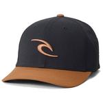 Rip Curl Cap Tepan 2.0 Flexfit Cap Black Tan Overview