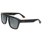 Binocle Eyewear Sunglasses Stefano Shiny Black Gradient Grey Polarized Overview