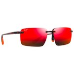 Maui Jim Sonnenbrille Laulima Havane Rouge Brillant Hawaii Lava MauiPure Präsentation