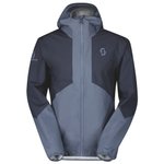 Scott Hiking jacket Explorair Light Dryo 2.5L Metal Blue Dark Blue Overview