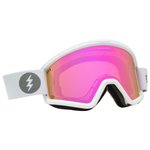 Electric Hex Matte White Pink Chrome 
