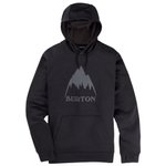 Burton Sweatshirt Oak Pullover Hoodie Black Heather Präsentation