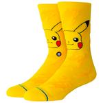 Stance Print & Pattern Socks Pikachu Bolt Yellow 