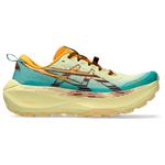 Asics Trailrunning-Schuhe Trabuco Max 4 Wheat Yellow Dark Red Planet Präsentation