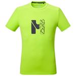 Millet Wandel T-shirt Kamet Map Short Sleeve Macaw Green Voorstelling