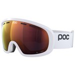 Poc Masque de Ski Fovea Mid Clarity Hydrogen White Spektris Orange Présentation