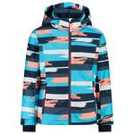CMP Ski Jacket Kid Girl Jacket Snaps Hood Topazio Bianco Lotus Overview
