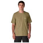 Patagonia T-shirts Boardshort Logo Pocket Responsibili-Tee Gumtree Green Voorstelling