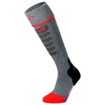 Lenz Chauffage pied Heat Sock 5.1 Toe Cap Slim Fit Gris Rouge Présentation