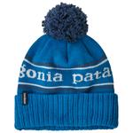 Patagonia Beanies Kid's Powder Town Beanie Partk Stripe Endless Blue Overview