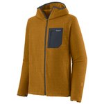 Patagonia Fleece M's R1 Air Full-Zip Hoody Raptor Brown Voorstelling