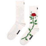 Happy Socks Calze Crew Socks Rose White Presentazione