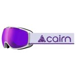 Cairn Masque de Ski Omega Shiny White Purple Mirror Spx3000 Ium Présentation