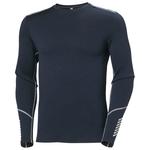 Helly Hansen Sous-vêtement technique Lifa Merino Midweight Crew 600 Navy Présentation