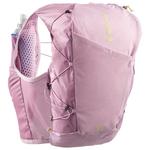Salomon Gilet Trail Active Skin 12 Women Set Dawn Pink Dusky Orchid Butterly Présentation