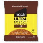 Naak Barre Energétique Ultra Energy Waffles Pack x12 Chocolat Présentation