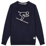 French Disorder Sweat Clyde Skieur (Tricotin) Navy Presentazione