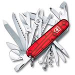 Victorinox Messer Swiss Champ Translucide Red Präsentation