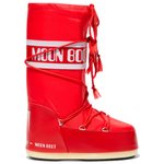 Moon Boot Chaussures après-ski Nylon Rouge Présentation