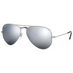 Ray Ban Occhiali da sole RB3025 Aviator Matte Silver Dark Grey Polarized Presentazione