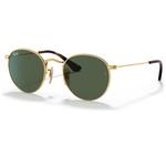 Ray Ban Gafas Round Kids Polished Arista Gold Dark Green Presentación