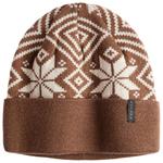 Autumn Mütze Nordic Knit Brown Präsentation