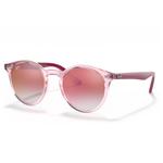 Ray Ban Gafas RB9064S Kids Polished Pink Translucide Red Gradient Incolore Presentación