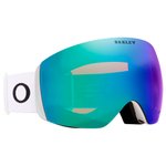 Oakley Maschera Flight Deck L Matte White Prizm Argon Iridium Presentazione