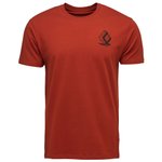 Black Diamond Camiseta de escalada M Boulder Ss Tee Burnt Sienna Presentación