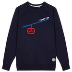 French Disorder Sweatshirt Clyde To The Top Tricotin Navy Präsentation