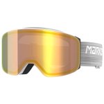 Marker Masque de Ski Squadron Magnet+ White Gold Mirror Cs Présentation