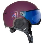 AZR Casco con visiera Orion Visor Cramberry Mat Irisé Bleu Presentazione