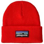 Patagonia Beanies Kid's Logo Beanie P-6 Logo Sizzle Red Overview