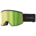 Atomic Goggles Four Pro Hd Photo All Black Green Gold Hd + Clear Overview
