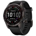 Garmin GPS watch Fenix 7S Sapphire Sol,Carbon G Ray Dlc Ti W/ Overview