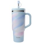 Qwetch Mug Travel Cup 900 ml Aura Pastel Bleu Overview
