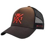 Watts Berretto Tokyo Trucker Cap Carbon Deep Dye Brown Presentazione