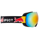 Red Bull Spect Skibrillen Bent Matt Black Orange Red Mirror Voorstelling