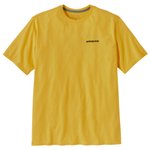 Patagonia T-shirts P-6 Logo Responsibili-Tee Milled Yellow Voorstelling