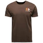 Black Diamond Klim T-shirt M Faded Ss Tee Basalt Voorstelling