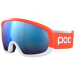 Poc Skibrille Poc Fovea Race Zink Orange/Hydrogen White/Par Präsentation