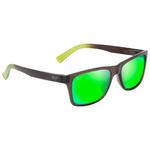 Maui Jim Lunettes de soleil Kowelo Shiny Trans Dark Grey MauiGreen MauiPure Présentation