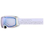 Cairn Skibrille Pearl Evolight Nxt Mat White Blue Leopard Präsentation