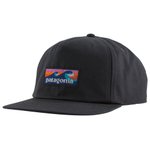 Patagonia Berretto Boardshort Label Funfarer Cap Ink Black Presentazione